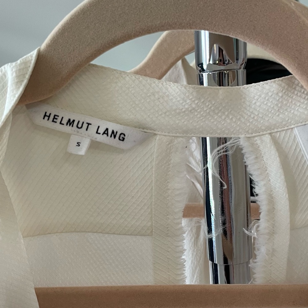 Off White Helmut Lang Button Down Blouse - image 5